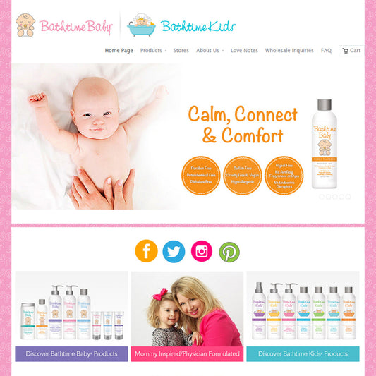 Bathtime Baby & Kids - Photography and Web Design - Los Angeles, US based Shopify Experts Revo Designs