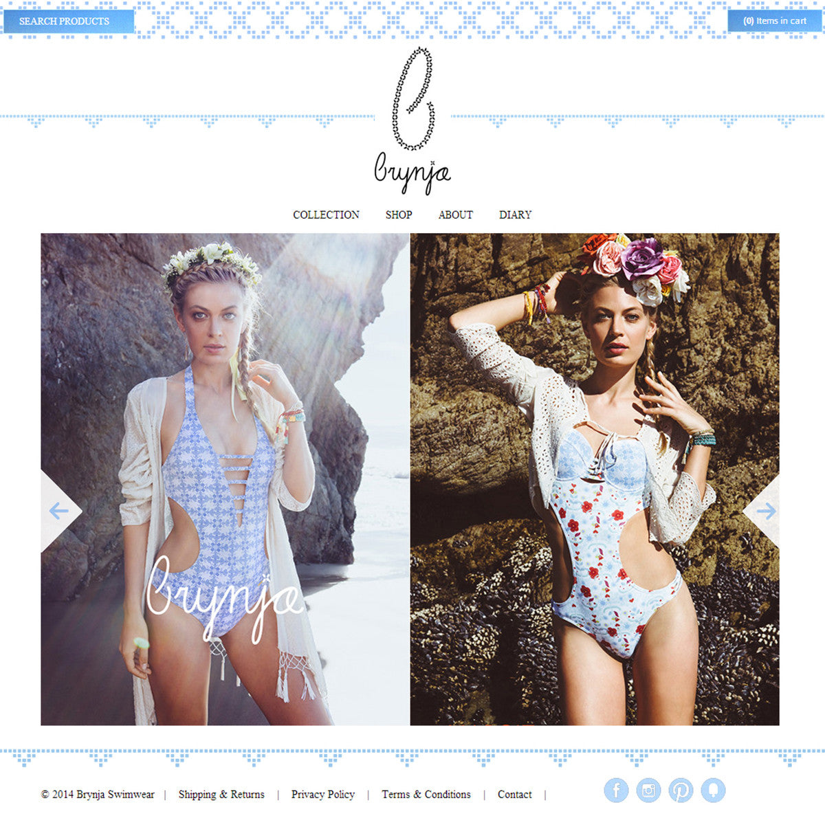 Brynja Swimwear - Photography and Web Design - Los Angeles, US based Shopify Experts Revo Designs