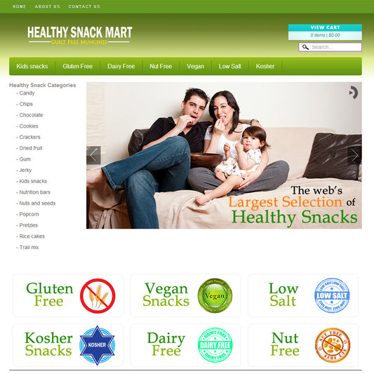 Healthy Snack Mart - Photography and Web Design - Los Angeles, US based Shopify Experts Revo Designs