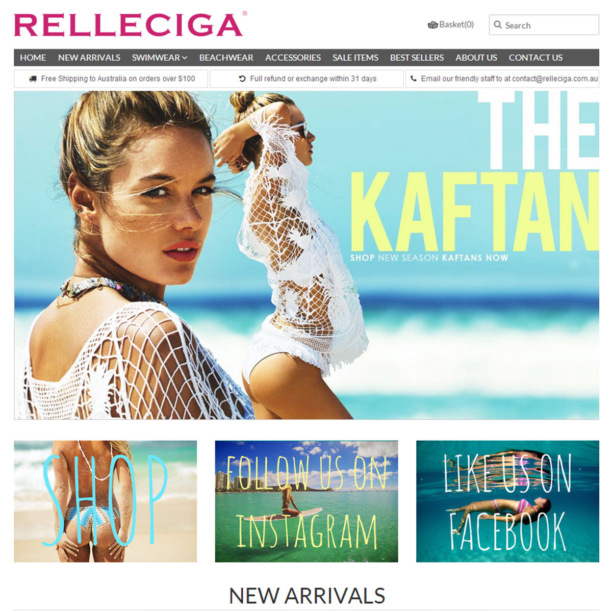 Relleciga Bikini - Photography and Web Design - Los Angeles, US based Shopify Experts Revo Designs