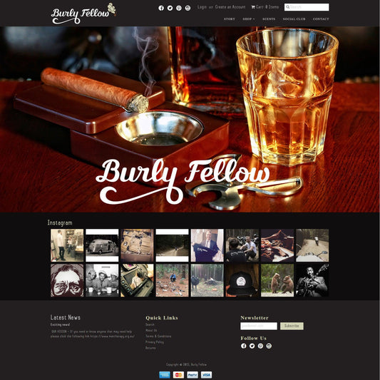 Burly Fellow - Photography and Web Design - Los Angeles, US based Shopify Experts Revo Designs