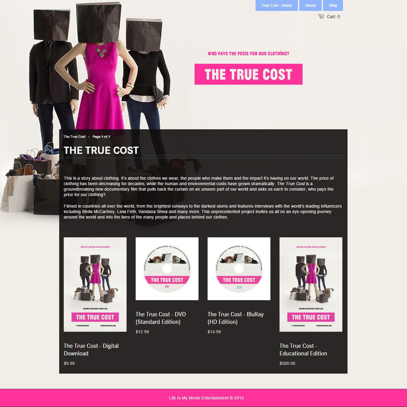 The True Cost - Photography and Web Design - Los Angeles, US based Shopify Experts Revo Designs