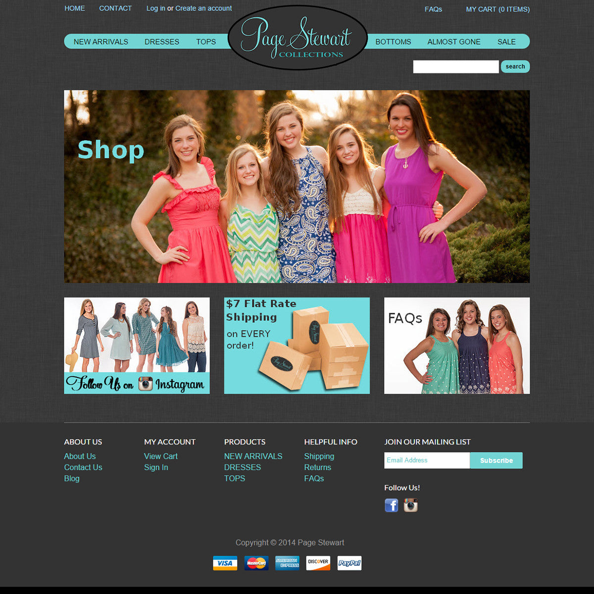 Page Stewart Collection - Photography and Web Design - Los Angeles, US based Shopify Experts Revo Designs