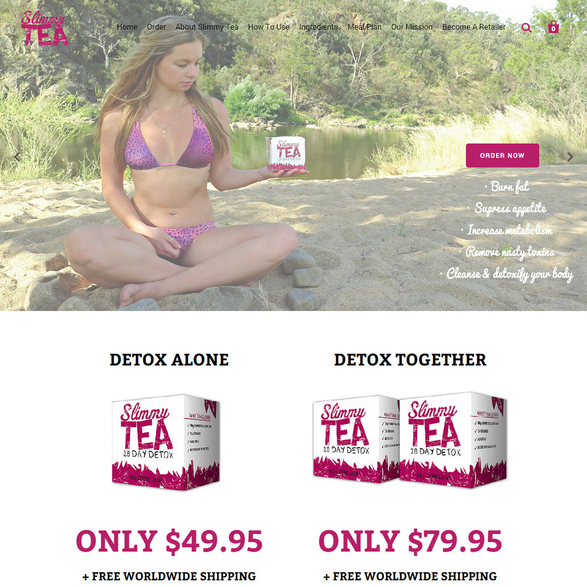 Slimmy Tea - Photography and Web Design - Los Angeles, US based Shopify Experts Revo Designs