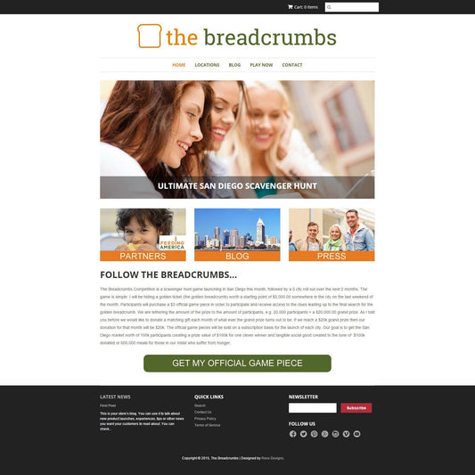The Bread Crumbs - Photography and Web Design - Los Angeles, US based Shopify Experts Revo Designs