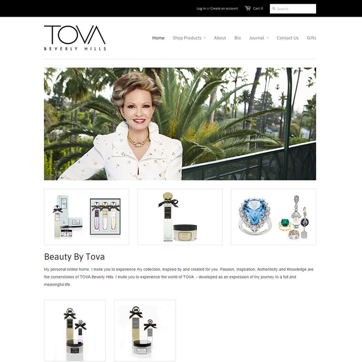 Beauty by TOVA - Photography and Web Design - Los Angeles, US based Shopify Experts Revo Designs