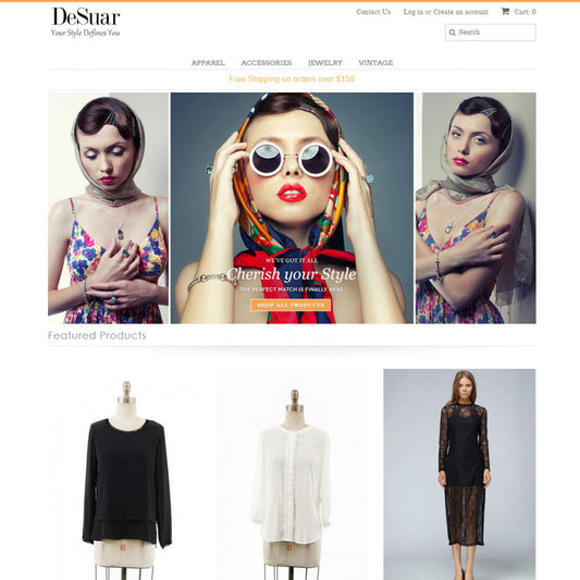 Desuar Boutique - Photography and Web Design - Los Angeles, US based Shopify Experts Revo Designs